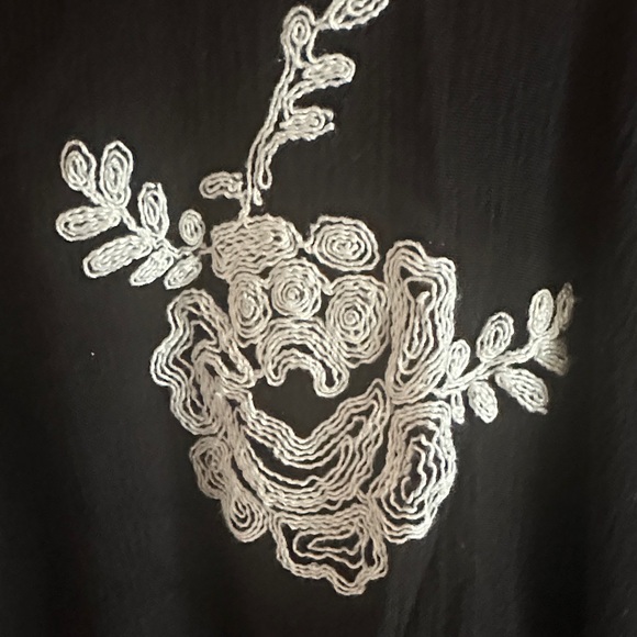 Free People Black and White Floral Mini Dress - Picture 7 of 11